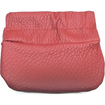 Krol 9616 kožená kapsa na drobné červená