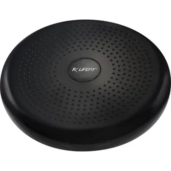 Lifefit - Balanční masážní čočka Balance Cushion 33 cm Černá