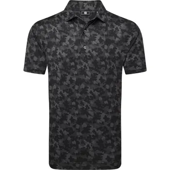 FootJoy Pop Camo Lisle pánské polo, černé pánské, L