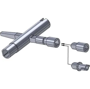 Klíč LIDOKOV 01.416 Klíč k rozvaděči kombi kříž LK set