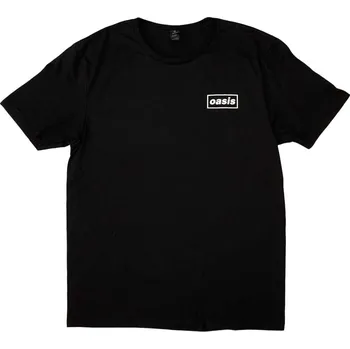 Pánské tričko Oasis Tričko Some Mightay Lyric Back Print Unisex Black S