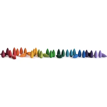 Dřevěná hračka Grapat Mandala duhové sněhové vločky dřevěné Grapat