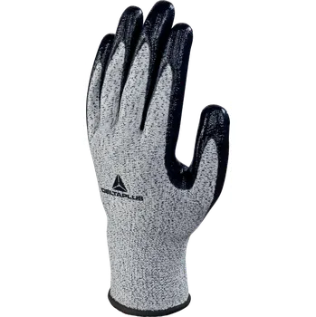 Pracovní rukavice Pracovní rukavice Delta Plus VENICUTB07 Barva: Černá/ Šedá, Velikost rukavic: 8