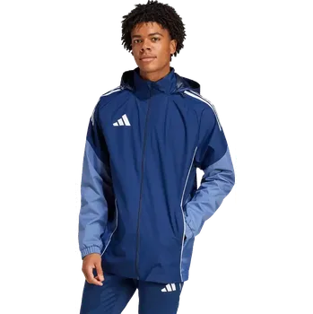 Pánská casual bunda Pánská bunda s podšívkou Adidas Tiro 25 Competiton Allweather modrá2