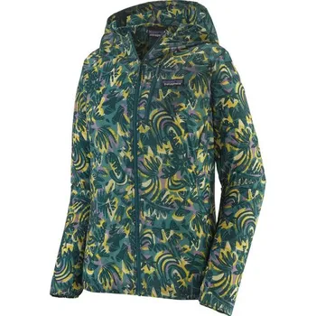 Patagonia Větrovka Houdini Jacket dámská Velikost: L / Barva (vzor): wild botanist: wetland blue