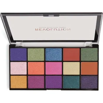 Přípravek na oči Revolution Paletka 15 očních stínů Re-Loaded Passion for Colour Palette 16,5 g + 2 měsíce na vrácení zboží
