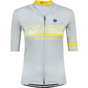 cyklistický dres Dámský dres PISSEI Prime Donna Grigio M
