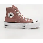 Converse Chuck Taylor All Star Lift Hi (light saddle/natural ivory) 39.5, hnědá