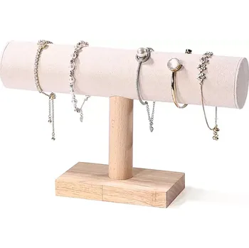 Šperkovnice Stojánek, dekolt na náramky, 1x válec bílý (DRD13B)