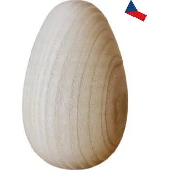 Velikonoční dekorace JH WoodArt Dřevěné vajíčko velké 1 ks (Perfektní doplněk pro jarní svátky)