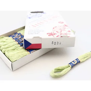 Příze Niťárna Vyšívací příze Mouline 6222 - světle mechová