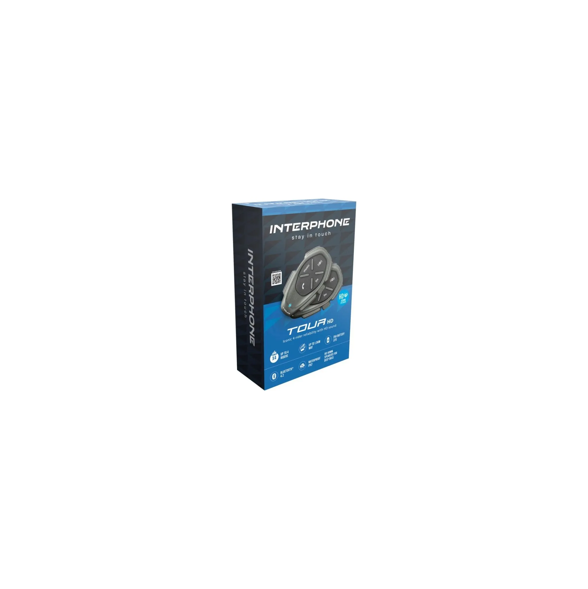 Fotografie 8 - Interkom na motorku Interphone Tour HD Twin Pack
