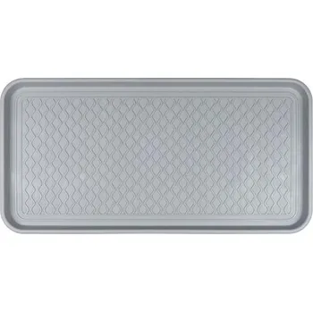 Botník DuraHome Multi Cross odkapávač na obuv 38 x 76 cm šedý