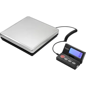 Průmyslová váha VOLTCRAFT PLS-205S plošinová váha 50 kg, rozlišení 1 g 230 V, na baterii, nerezová ocel