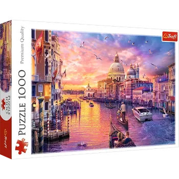 Puzzle Puzzle 1000 dílků – Kouzlo Benátek TREFL