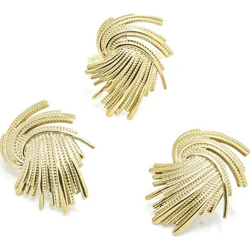 Prsten Foxette Prsten a náušnice Adrianna - 8/ 56-58 / PVD Zlatý F-4417