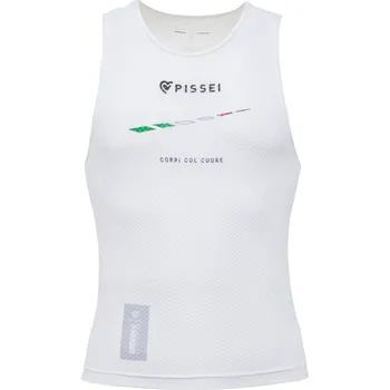 Cyklistické oblečení Nátělník PISSEI Attaque Bianco XS-S