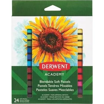 Kresba Pastelky Pastelové Suché Derwent Academy 24ks 98216