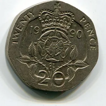 VELKÁ BRITÁNIE. 20 pence 1990.