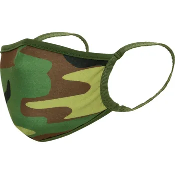 rouška Rouška dětská 3vrstvá woodland