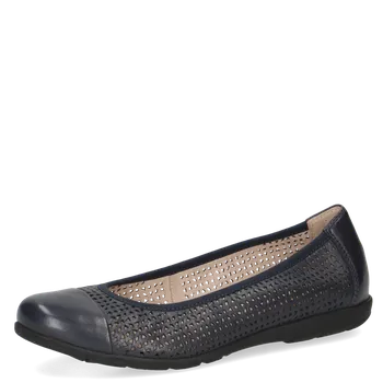 Dámské baleríny DÁMSKÉ BALERÍNY CAPRICE 9-22151-42 814 MODRÁ Barva: MODRÁ, Velikost: 39