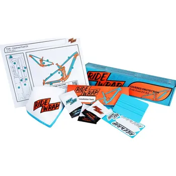 rám kola RideWrap Gloss Covered Frame Protection Kit designed to fit 2020-2021 Trek Fuel EX CLEAR O