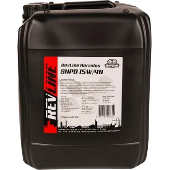 Motorový olej Olej motorový revline hercules shpd 15w-40 minerální 20 l, nákladní vozy 0196502_A, , ,