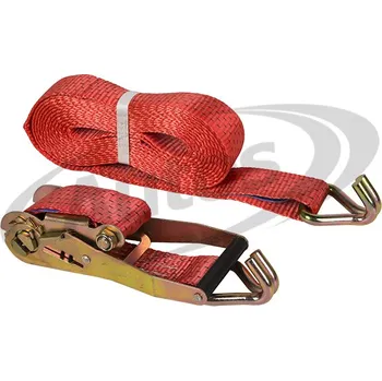 Upínací popruh Pás upínací 5t/50mm/ 6m klasik ráčna, červený 0133399_A, , ,