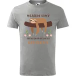 Dětské tričko Energeticky úsporný Velikost: 110 /4 roky, Barva trička: Tmavě šedý melír