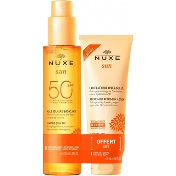 Přípravek na opalování Nuxe Sada péče na opalování SPF 50 Sun Care + 2 měsíce na vrácení zboží