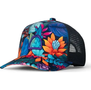 Kšiltovka GALOP WEAR Jezdecká kšiltovka Trucker Power Flower VÍCEBAREVNÁ