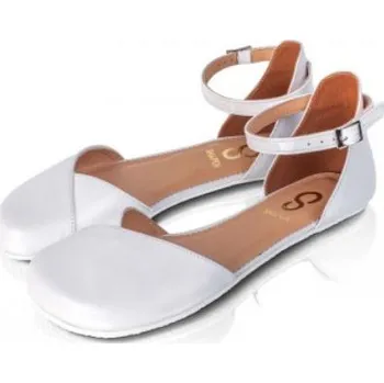 Dámské baleríny Shapen Sandálky POPPY White WIDE - širší Velikost EU: 37, vnitřní délka: 249, vnitřní šířka: 93