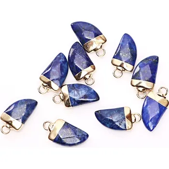 Přívěsek Magieprirody.cz Lapis Lazuli fasetový přívěsek Žraločí zub 20x10 mm #ZB174