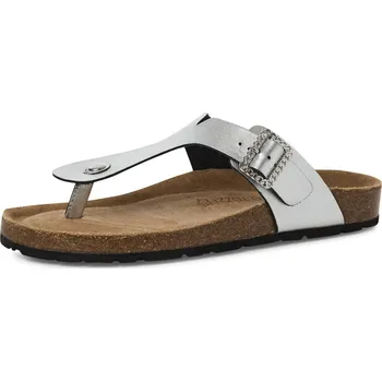 Dámské žabky DÁMSKÉ ŽABKY MARCO TOZZI 2-27402-44 941 STŘÍBRNÁ Barva: STŘÍBRNÁ, Velikost: 40