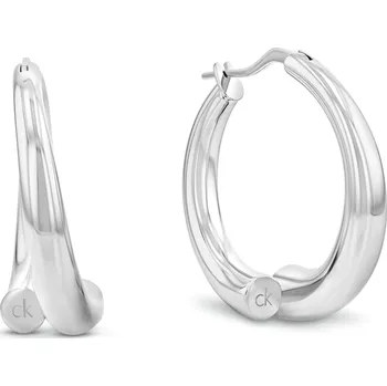 Náušnice Calvin Klein Ocelové kruhové náušnice Spiral 35000768 + 2 měsíce na vrácení zboží