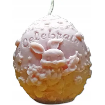 Svíčka Ručně vyráběná vonná sójová svíčka Velikonoce