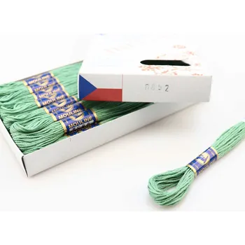 Příze Niťárna Vyšívací příze Mouline 6852 - studená zelená