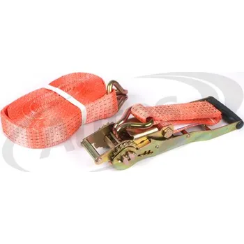 Upínací popruh Pás upínací 5t/50mm/10m ergo ráčna, oranžový 0151747_A, , ,