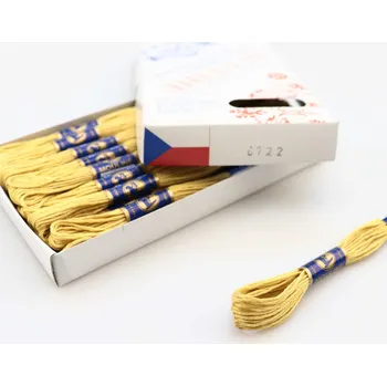 Příze Niťárna Vyšívací příze Mouline 6722 - světlý anýz