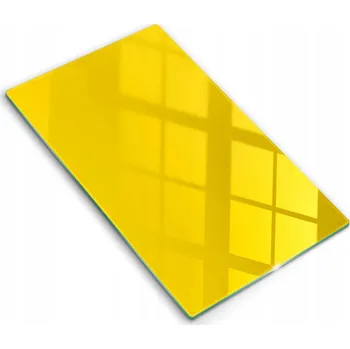 Kuchyňské prkénko Kuchyňské skleněné prkénko eko premium ideální 30x52 cm Barva žlutá