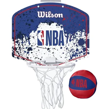 Basketbalový koš BASKETBALOVÝ KOŠ 29x24CM NBA WILSON + MÍČ WTBA1302NBARD
