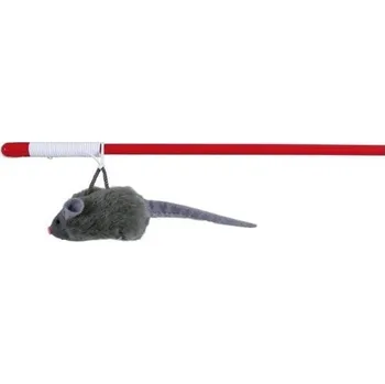 Hračka pro kočku TRIXIE Pípací myš na prutu 47 cm