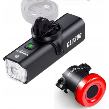 Cyklosvítilna Sada cyklistických světel Towild CL1200 + TL02 přední, zadní
