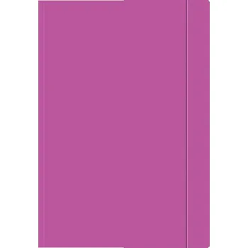 Školní DESKY s gumou na dokumenty, pro osobní spisy A4+ Fialové Interdruk