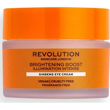 Pleťový krém Revolution Skincare Oční krém Revolution Skincare Brightening Boost (Ginseng Eye Cream) 15 ml + 2 měsíce na vrácení zboží