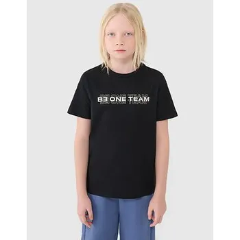 Chlapecké tričko Chlapecké tričko 4F velikost 134 deep black