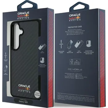 Pouzdro na mobilní telefon CG Mobile Carbon pro Samsung Galaxy S25 červená