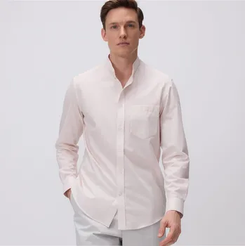 Pánská košile Reserved - Košile regular fit z&nbsp;egyptské bavlny - pastelově růžová - 745EH-03P - 745EH-03P-L