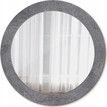 Zrcadlo Moderní Zrcadlo Kulaté Betonová textura 70 cm