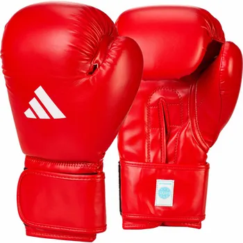 Boxerské rukavice Boxerské rukavice Adidas WAKO - červené 10 oz